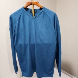 TWISTED SOUL TEAL BLUE LONGSLEEVE SWEATER MEN SIZE XL